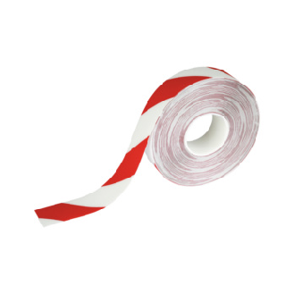 Cinta marcado de suelo DURALINE Strong 30 m x 50 mm x 0,7 mm, color: rojo/blanco-Leer más