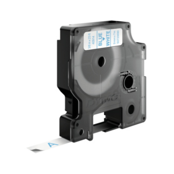 Cinta de etiquetado DYMO 9 mm x 7 m, azul sobre blanco Cinta de etiquetado DYMO 9 mm x 7 m, azul sobre blanco-Leer más