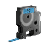 Cinta de etiquetado DYMO 9 mm x 7 m, negro sobre azul Cinta de etiquetado DYMO 9 mm x 7 m, negro sobre azul