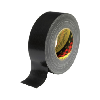 Cinta adhesiva textil Premium  389, negra, 50 mm x 50 m