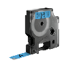 Cinta de etiquetado DYMO 12 mm x 7 m, negro sobre azul Cinta de etiquetado DYMO 12 mm x 7 m, negro sobre azul