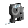 Cinta de etiquetado DYMO 9 mm x 7 m, negro sobre transparente Cinta de etiquetado DYMO 9 mm x 7 m, negro sobre transparente