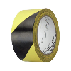 Cinta reflectante  766i, color: negro/amarillo, 50 mm x 50 m
