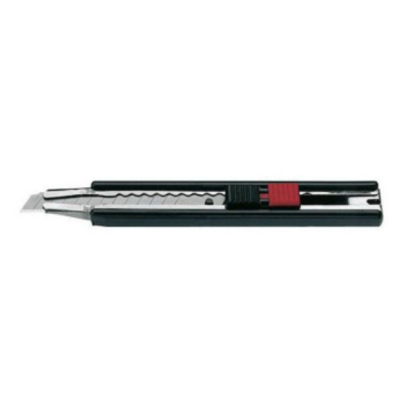 Cuchilla con cutter ORION, 140 mm, ancho hoja 9 mm, de plástico Cuchilla con cutter ORION, 140 mm, ancho hoja 9 mm, de plástico-Leer más