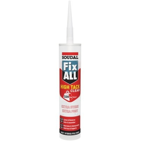 Mastic FIX ALL High Tack  - Couleur: Transparent-Lire la description