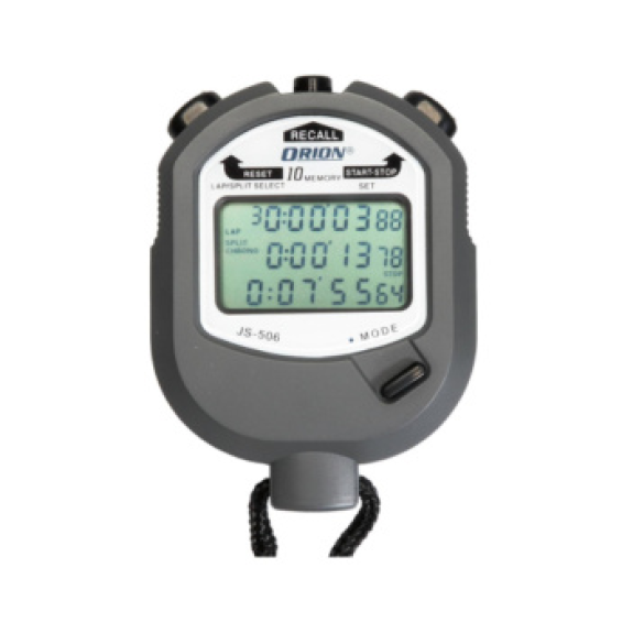Cronómetro electrónico ORION con dígitos de 6 mm de tamaño, 10 horas 1/100 s-Leer más