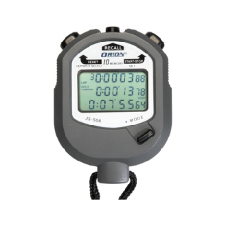 Cronómetro electrónico ORION con dígitos de 6 mm de tamaño, 10 horas 1/100 s-Leer más