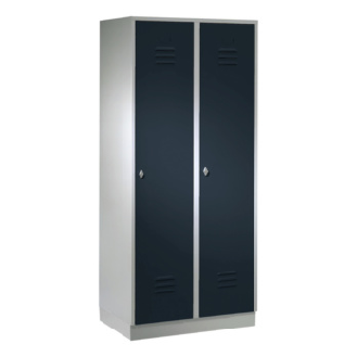 Armario 2 compartimentos 400 mm con base de 1800x800x500 mm RAL 7035/7016-Leer más