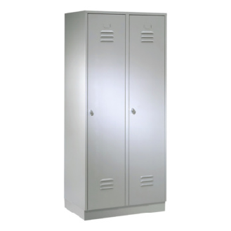 Armario 2 compartimentos 400 mm con base 1800x800x500 mm RAL 7035-Leer más