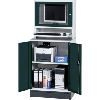 Armario ordenador modular con ruedas 1720 x 722 x 553 mm con carcasa monitor
