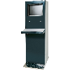 Armario para ordenadores con patas 1750 x 550 x 750 mm RAL 7035/7016