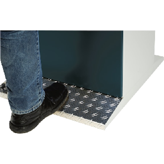Armario para ordenadores con patas 1750 x 550 x 750 mm RAL 7035/7016-Leer más