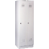 Armario, 2 compartimentos, 300 mm, con base, 1800x600x500 mm, RAL 7035