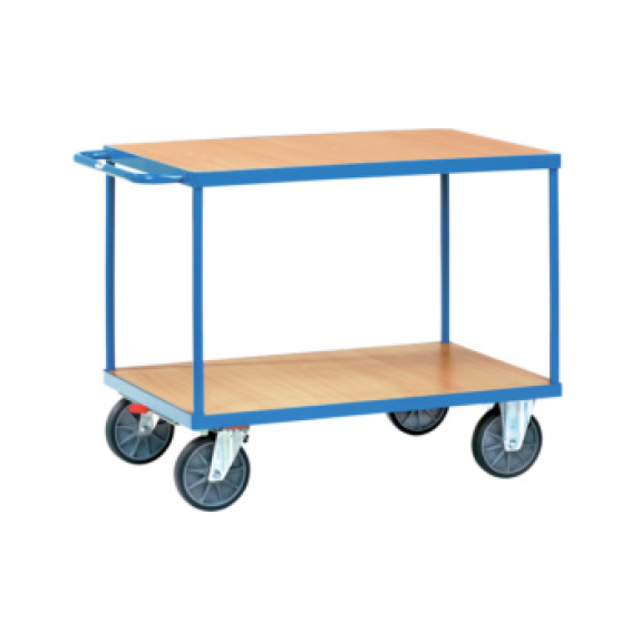 Mesa con ruedas 2400 con neumáticos TPE, detención total, área carga 850x500 mm Mesa con ruedas 2400 con neumáticos TPE, detención total, área carga 850x500 mm-Leer más