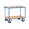 Mesa con ruedas 2400 con neumáticos TPE, detención total, área carga 850x500 mm