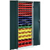 Armario con estantes, mod. 3 con cajas de almacenamiento