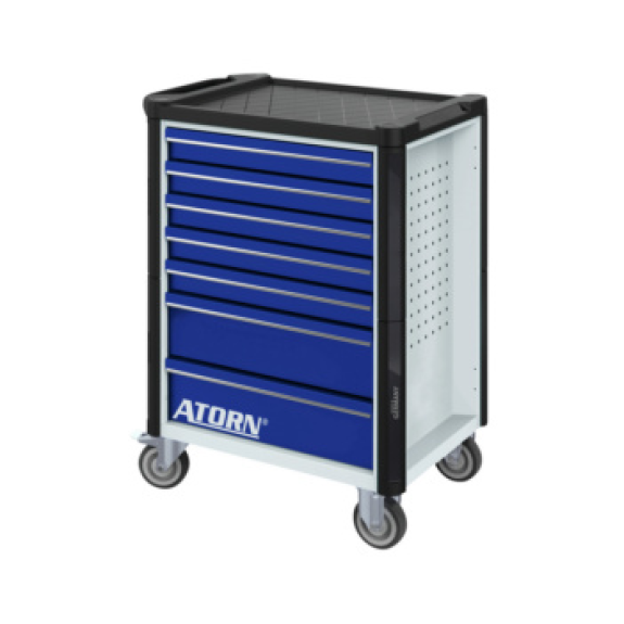 Carrello porta attrezzi con 7 cassetti e protezione dagli urti-Leggi tutto