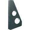 Ángulo estándar 90 grados ATORN 400x250x50 mm, triangular, precisión 00 0,003 m