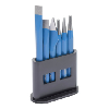 Cincel cromo vanadio ORION, 6 pzs., en soporte con base