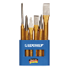 Cincel GEDORE, 6 pzs., en soporte con base Cincel GEDORE, 6 pzs., en soporte con base