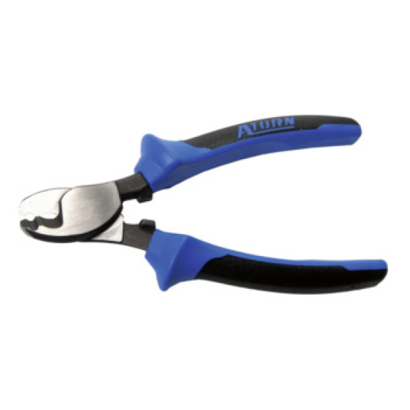 Cortacables ATORN, 160 mm, pulido, mango 2 comp. con protección antideslizante Cortacables ATORN, 160 mm, pulido, mango 2 comp. con protección antideslizante-Leer más