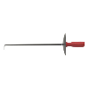 Gancho sacavirutas ORION, 500x8 mm, placa plana, empuñadura de plástico Gancho sacavirutas ORION, 500x8 mm, placa plana, empuñadura de plástico