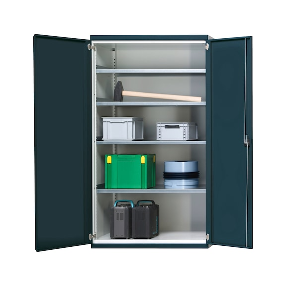 Armario para cargas pesadas sin divisor 1950x1085x630 mm con 4 estantes Armario para cargas pesadas sin divisor 1950x1085x630 mm con 4 estantes-Leer más