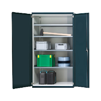 Armario para cargas pesadas sin divisor 1950x1085x630 mm con 4 estantes-Leer más