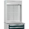Armario persiana montaje superior dim.: AnxAlxF 955 x 722 x 360 mm, RAL 7035