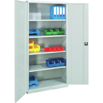 Armario de puerta con bisagras AlxAnxF 1950 x 950 x 450 mm RAL 7035/7035-Leer más