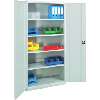 Armario de puerta con bisagras AlxAnxF 1950 x 950 x 450 mm RAL 7035/7035