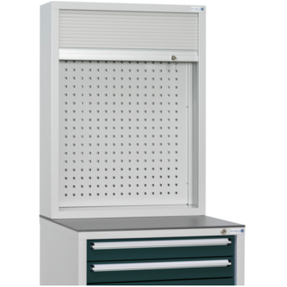 Armario de pared con persiana de aluminio y panel trasero ajustable Armario de pared con persiana de aluminio y panel trasero ajustable-Leer más
