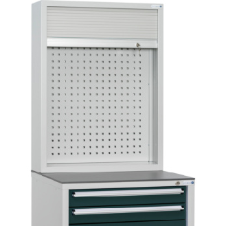 Armario persiana montaje superior HK dim.: AnxAlxF 955 x 722 x 230 mm, RAL 7035-Leer más