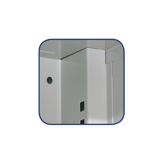Armario para cargas pesadas modelo 51 con puertas de chapa metálica maciza Armario para cargas pesadas modelo 51 con puertas de chapa metálica maciza-Leer más