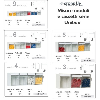 Scaffale Porta Minuteria 54-6 Cassetti Basculanti in Plastica Trasparente Portaminuterie Cassettiera