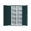 Armario para cargas pesadas con divisor 1950x1085x630 mm 8 estantes