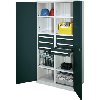 Armario para cargas pesadas mod. 53 con puertas de chapa metálica maciza