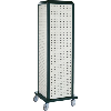 ToolTower RasterPlan móvil, 2175x700x700 mm con 4 pan. perf. RAL 7035/7016