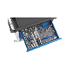 Carro portaherr. ATORN RAL 7035/5010 7 caj. ext. compl. 7 insertos espuma dura