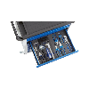 Carro portaherr. ATORN RAL 7035/5010 7 caj. ext. compl. 7 insertos espuma dura