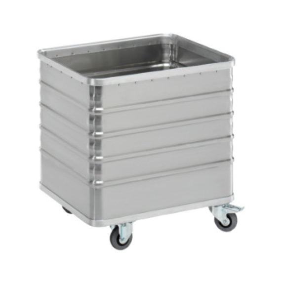 Carro de transporte de aluminio 322L con tapa y bloqueos Carro de transporte de aluminio 322L con tapa y bloqueos-Leer más
