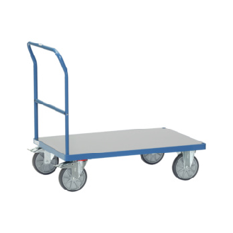 Carro transp. con plat. PVC rígida, área carga 1000x700 mm, hasta 600 kg-Leer más