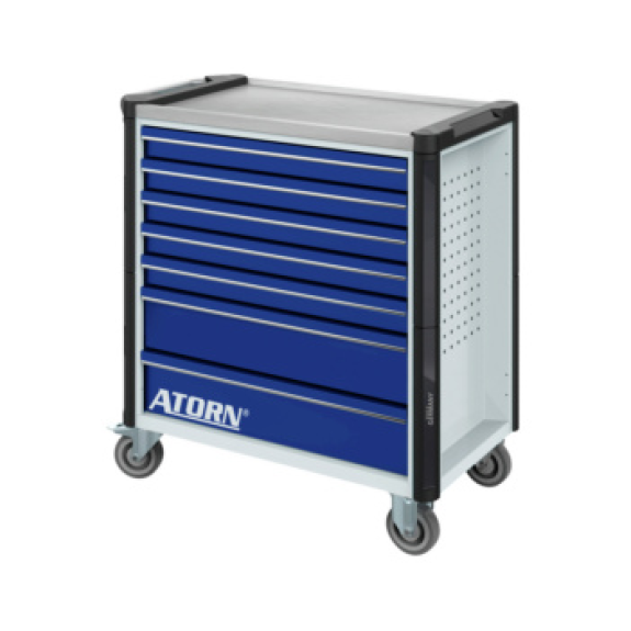Carrello porta attrezzi ATORN XL con blocco singolo dei cassetti e protezione dagli urti-Leggi tutto