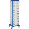 ToolTower RasterPlan móvil, 2175x700x700 mm con 4 pan. perf. RAL 7035/5010 ToolTower RasterPlan móvil, 2175x700x700 mm con 4 pan. perf. RAL 7035/5010