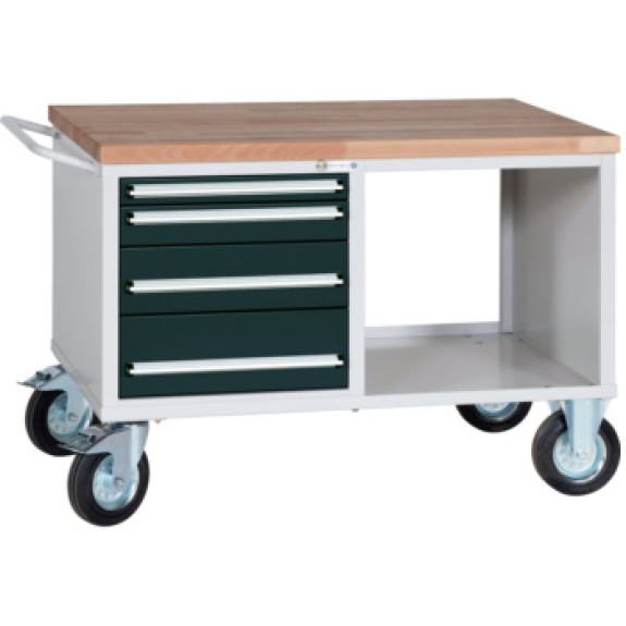 Carro de banco de trabajo HK modelo 2 RAL 7035/7016-Leer más