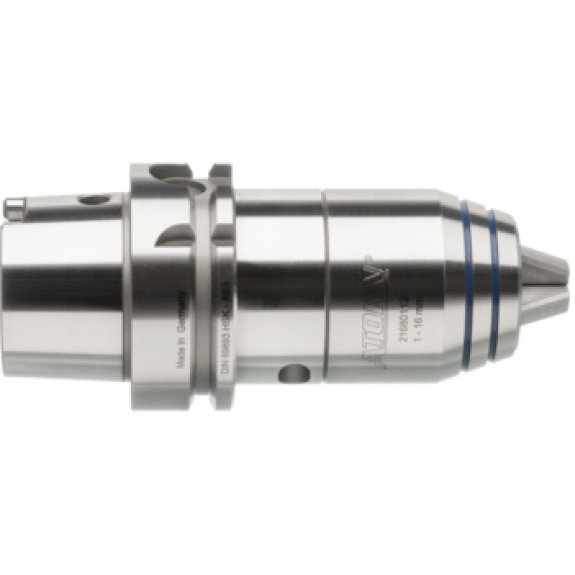 Portabrocas corto NC HSK63 DIN69893 pinza Ø 1-Ø 16, forma A c. IC A=100 extØ 50-Leer más