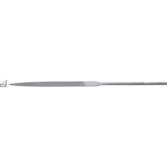 Lima de aguja de precisión DICK, 200 mm, corte 3, con punta plana-Leer más