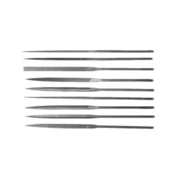 Dick Needle Files, 12 pièces, 140 mm, coupe 2, dans une boîte en plastique-Leggi tutto