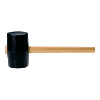 Martillo composición caucho ORION, diám. cabeza 64 mm, empuñadura de fresno