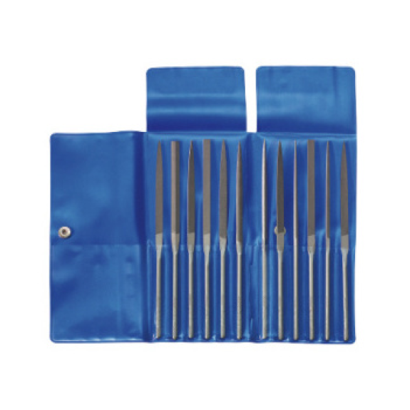 Dick Needle Files, 12 pièces, 200 mm, coupe 2, en couverture en plastique-Leggi tutto